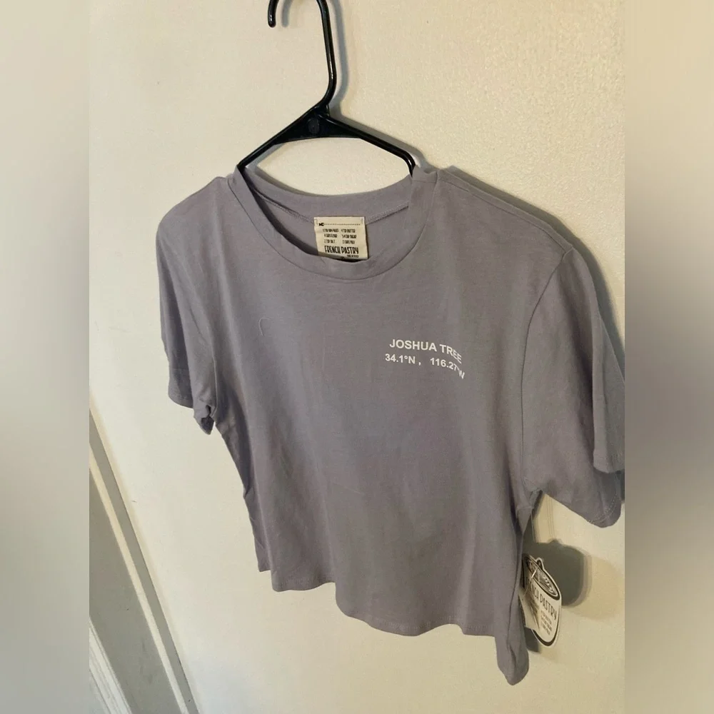 French Pastry crop tops 3 for $25 in size Small. NWT